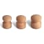Oh Nice Wooden Coffee Tamper, 58mm - Beech angle