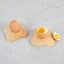 Oh Nice Wooden Fried Egg-shaped Egg Cup - Ash with boiled eggs