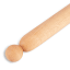 Oh Nice Wooden Rolling Pin with Ball Detail, 35cm - Beech detail