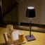 Haus Republik Portobello Portable and Rechargeable Lamp, 35cm x 10cm - Black on the desk