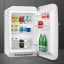 Smeg Retro 50's Style Bar Refrigerator - Ice White with drinks
