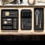 Madesmart Classic Gadget Storage Tray - Antimicrobial Carbon in the drawer