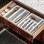 Madesmart Classic Large Cutlery Tray - Antimicrobial White in the drawer