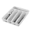 Madesmart Classic Mini Cutlery Tray - Antimicrobial White with cutlery