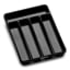 Madesmart Classic Mini Cutlery Tray - Antimicrobial Carbon