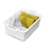Madesmart Classic Small Storage Basket - Antimicrobial White with cloths and a hand sanitiser  