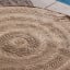 Hertex HAUS Whirlpool Round Rug, 200cm - Warm Sand detail on the floor