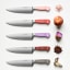 Wusthof Classic Colours Chef's Knife, 20cm - Purple Yam with other colours