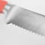Wusthof Classic Double Serrated Bread Knife, 23cm - Coral Peach detail