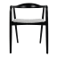 Hertex HAUS Grace Chair - Onyx angle