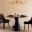 Hertex HAUS Bastion Dining Table in Nutmeg with chairs