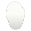 Hertex HAUS Molveno Medium Mirror, 82cm x 105cm - Crema Frame