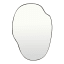 Hertex HAUS Molveno Medium Mirror, 82cm x 105cm - Matte Black Frame