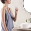 Usmile Sonic Electric Toothbrush U2S - White Marble in the bathroom