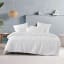 Linen House Wave Duvet Cover Set in Alabaster - Queen