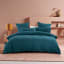 Linen House Eclipse Duvet Cover Set in Teal - Super King