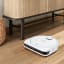 Hobot Legee D8 Robot Vacuum Cleaner and Mop next to the wall unit