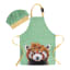 Maxwell & Williams Wild Planet Kids Apron and Hat Set - Red Panda