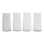 Hertex HAUS Craft Tall Glass, Set 4 - Clear