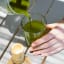 SANA Ceremonial Matcha Tea Set pouring the tea in a glass