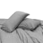 Thread Office Washed Cotton Pillowcase Set, Grey