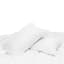 Thread Office 400 Thread Count Percale Weave Pillow Case Set, White standard