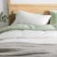 Thread Office Sage Washed Cotton Duvet Cover Set