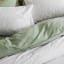 Thread Office Sage Washed Cotton Duvet Cover Set