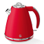 Swan Retro Cordless Kettle, 1,5L - Red
