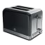 Swan Retro 2-Slice Toaster, 815W - Black