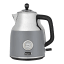 Swan Retro Cordless Kettle with Gauge, 1,7L - Grey