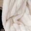 Linen House Decadence Fur Throw - Pearl detail