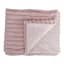 Linen House Decadence Fur Throw - Rose Quartz