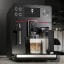 Gaggia Accademia Bean to Cup Coffee Machine - Black with a latte macchiato