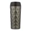 Snappy Diamond Double Wall Stainless Steel Tumbler - Charcoal angle