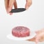 Creative Cooking 3-In-1 Burger Press with a burger