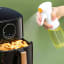 Creative Cooking Oil Sprayer with food in the airfyer