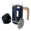 La Cafetiere Pisa 3-Cup Cafetiere - Navy angle