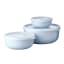 Mepal Lumina Bowl Set, 3-Piece - Nordic Blue