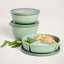 Mepal Cirqula Bento Bowl - Nordic Sage with other bowls