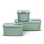 Mepal EasyClip Food Storage Box Set, 3-Piece - Nordic Sage