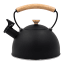 La Cafetiere Whistling Kettle, 1.6L - Black angle