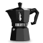 Bialetti Moka Colours, 3 Cups - Black