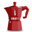 Bialetti Moka Colours, 3 Cups - Red