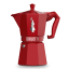 Bialetti Moka Colours, 6 Cups - Red