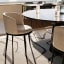 Hertex HAUS Chelsea Chair Bergen - Sandstone by the table