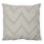 Thread Office Chevron Woven Scatter Cushion with Inner in Ivory, 60cm x 60cm