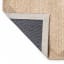 Thread Office Ziggy Chenille Rug in Taupe, 240cm x 330cm back close up