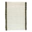 Thread Office Stripe Tassel Rug in Ivory, 160cm x 230cm