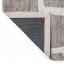 Thread Office Roadmap Chenille Runner in Charcoal, 80cm x 300cm back close up